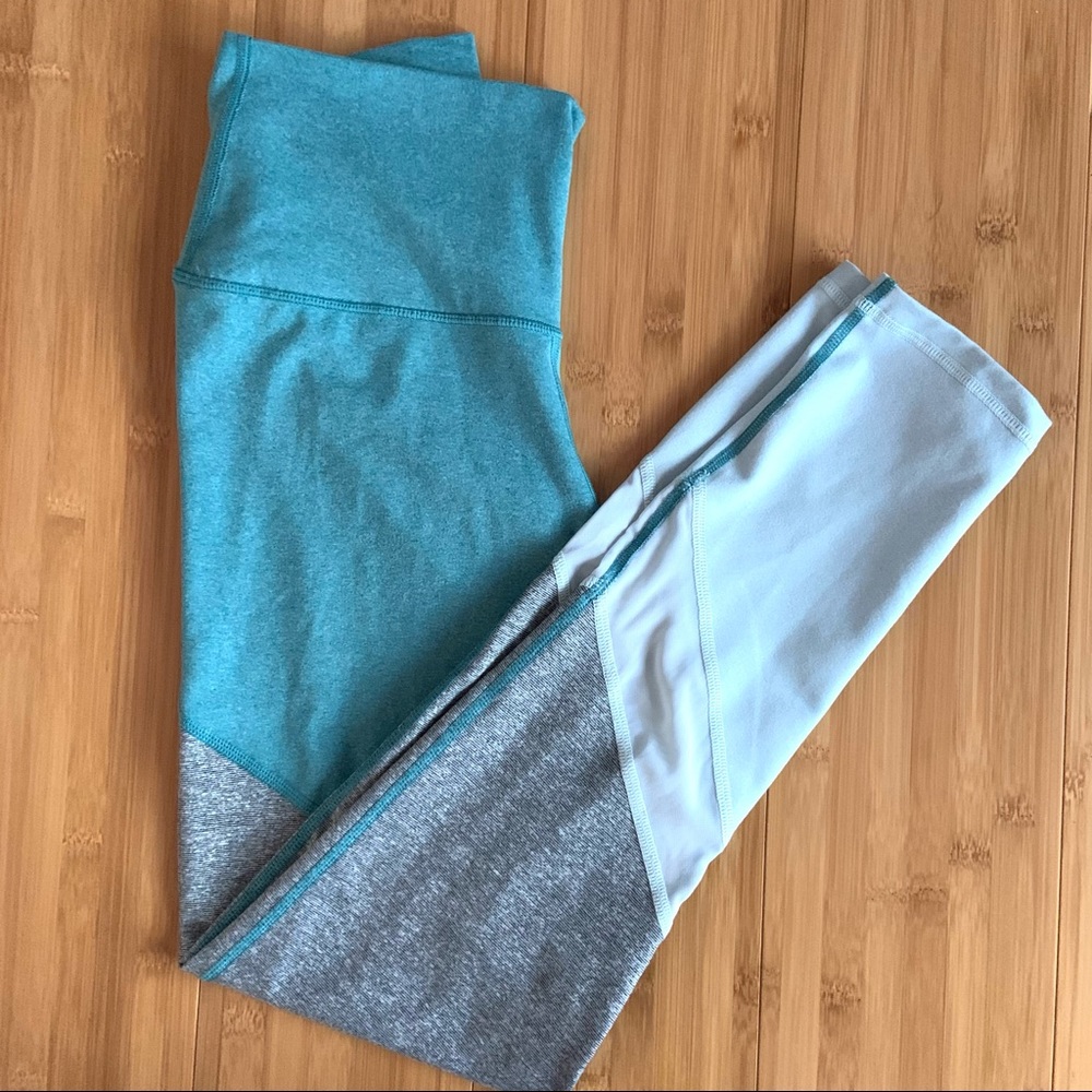 Aerie mesh Chill Play Move active legging tight women’s size M teal